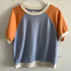 Madewell Womens Short Sleeve Shirt Size Small